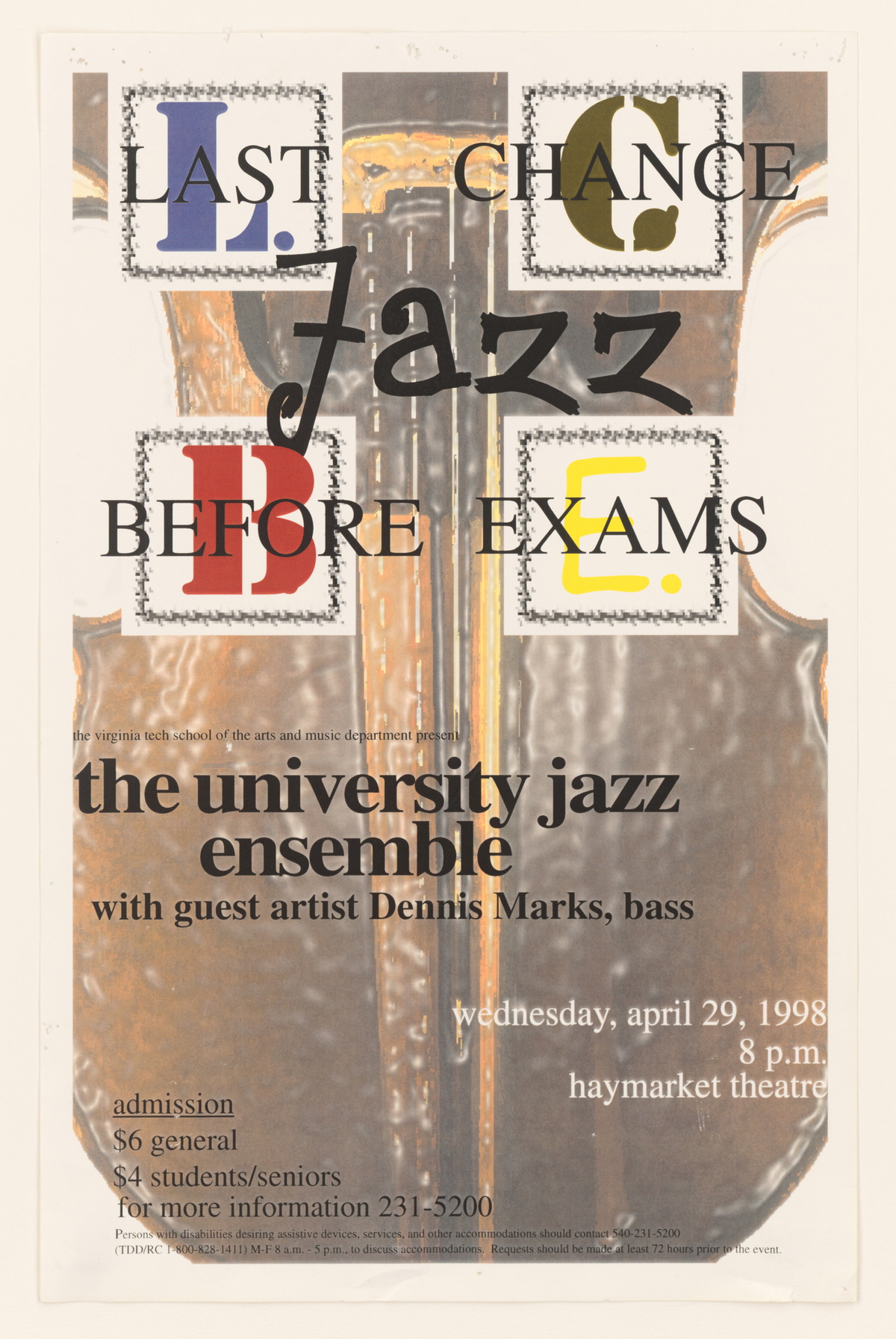 Poster for Last Chance Before Exams Jazz